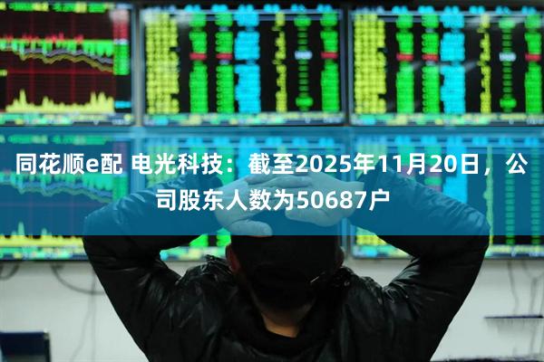 同花顺e配 电光科技：截至2025年11月20日，公司股东人数为50687户